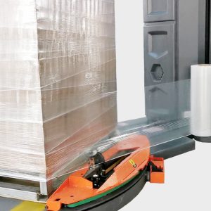Palettenwickler vollautomatisch SMARTWRAP X10 PRE-STRETCH automatische Schneid- und Klemmvorrichtung