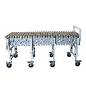 Ausziehbares Edelstahl-Rollenförderband